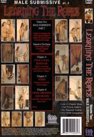 Learning the Ropes 2: Male Submissive(GenXXX)(back cover)