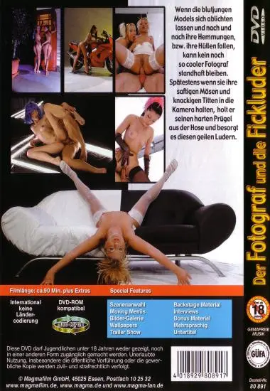 Der Fotograf und die Luder | Magmafilm(back cover)