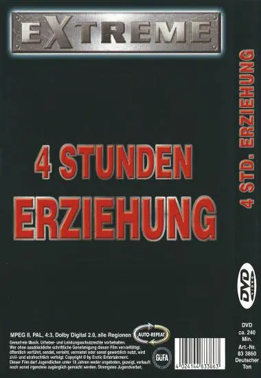 Erziehung | Erotic Entertainment(back cover)