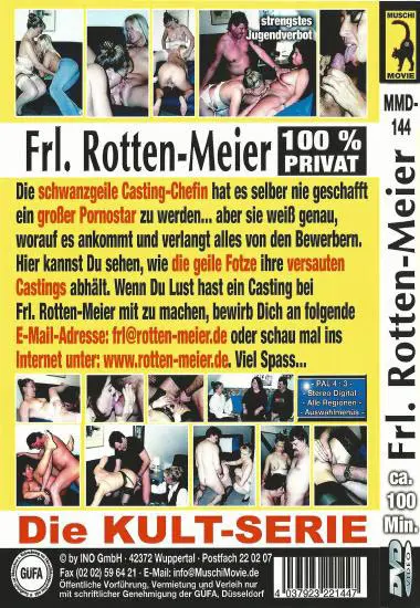 Frl.Rotten-Meier 6 | Muschi | DVD(back cover)