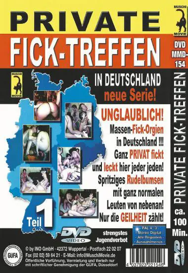 Private Fick-Treffen in Deutschland | Muschi | DVD(back cover)