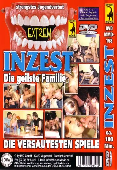 Inzest die geilste Familie | Muschi | DVD(back cover)