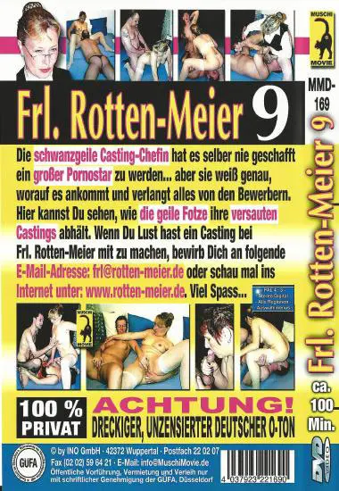 Frl.Rotten-Meier 9 | Muschi | DVD(back cover)