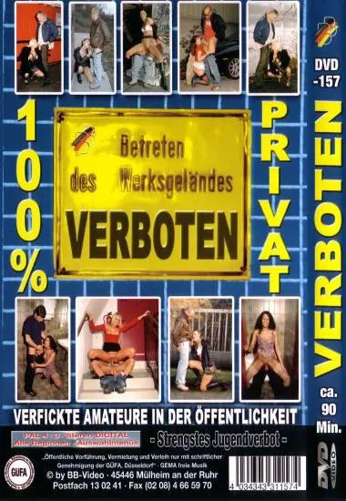 Betreten des Werksgeland#228;ndes Verboten | BB-Video | DVD, Download, VOD(back cover)