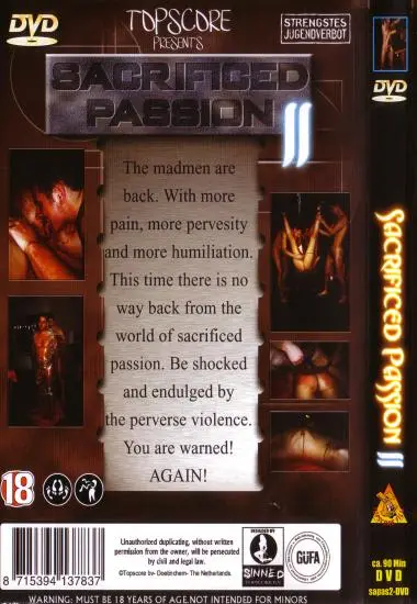 Sacrificed Passion 2 | Topscore(back cover)
