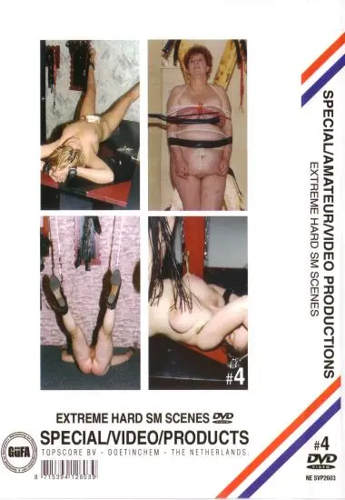 Special/video/Productions: Extreme Hard SM Scenes 4 | Topscore | DVD(back cover)