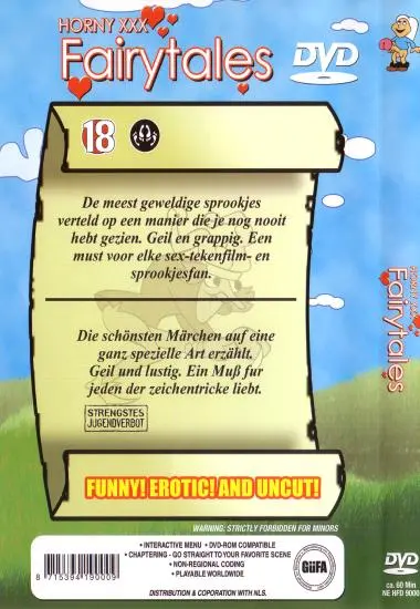 Horny XXX Fairytales | Topscore(back cover)
