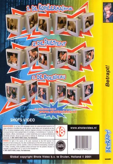 Betrapt! | Shots Video | DVD, Download, VOD(back cover)