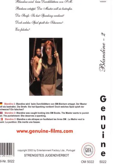 Black Label: Blandine - 2 | Genuine(back cover)