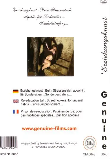 Black Label: Erziehungsknast | Genuine | DVD(back cover)