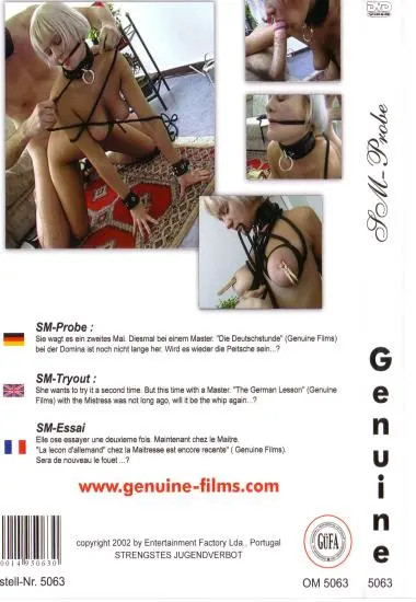 Black Label: Gell - Probe | Genuine(back cover)