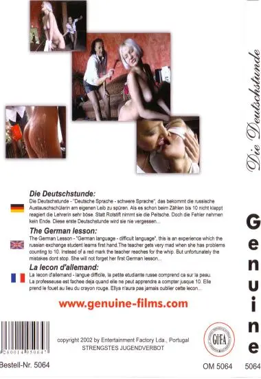Black Label: Die Deutschstunde | Genuine(back cover)