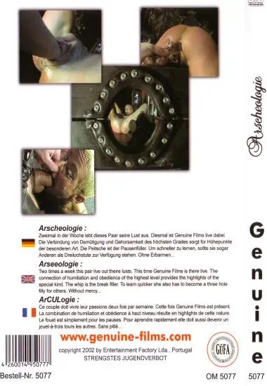 Arscheologie | Genuine(back cover)