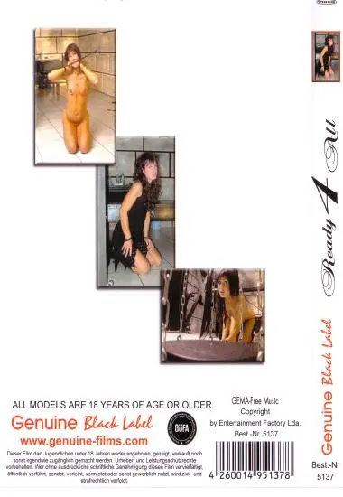 Black Label: Ready 4 All | Genuine(back cover)