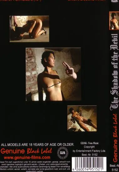 Black Label: The Shadow of the Devil | Genuine | DVD(back cover)