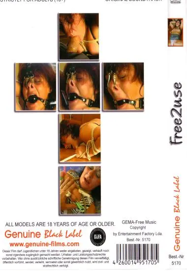 Black Label: Free2use | Genuine | DVD(back cover)