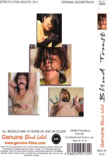 Black Label: Blind Trust | Genuine | DVD(back cover)