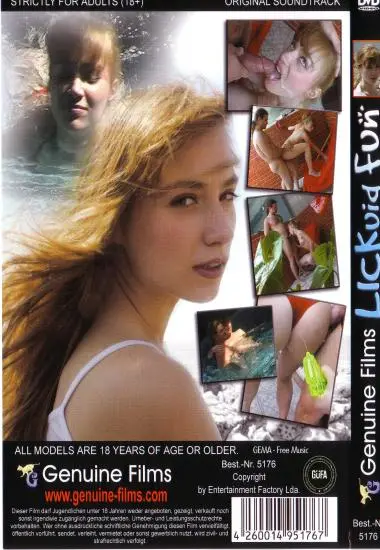 Lickuid Fun | Genuine | DVD(back cover)