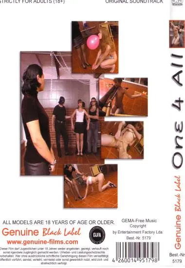 Black Label: One 4 All | Genuine(back cover)