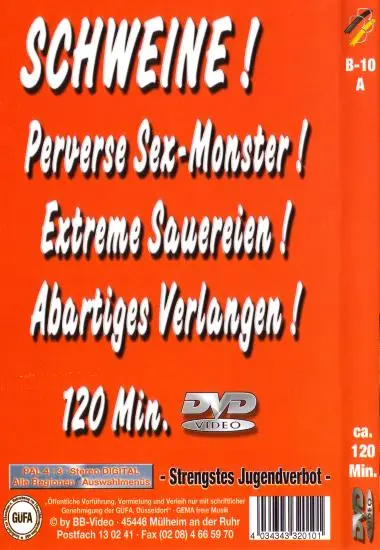 Schweine B-10(BB-Video) at sexvideoall.com(back cover)