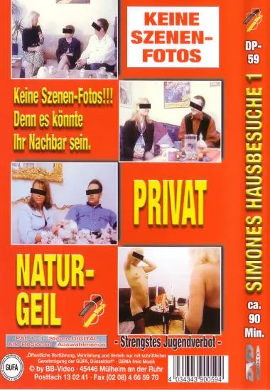 Simones Hausbesuche 1 | BB-Video | DVD, Download, VOD(back cover)