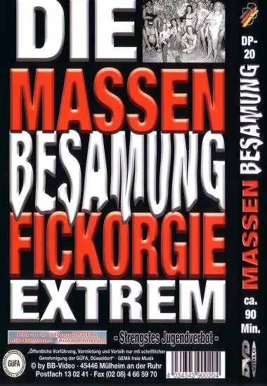 DIE MASSEN BESAMUNG Fickorgie Extrem | BB-Video | Download, VOD(back cover)