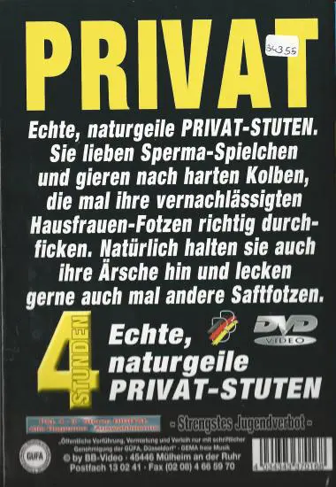 Privat ED-16 | BB-Video | DVD(back cover)
