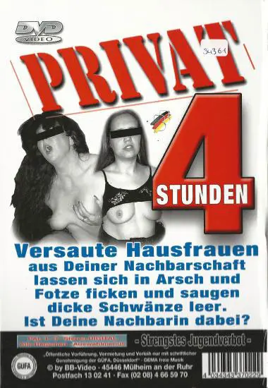 Privat ED-22 | BB-Video | DVD(back cover)