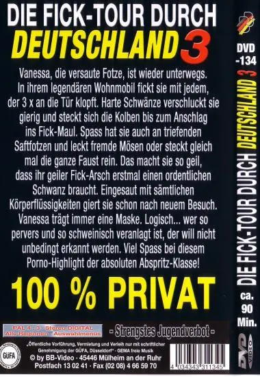 Die Fick-Tour Deutschland 3 | BB-Video | Download, VOD(back cover)