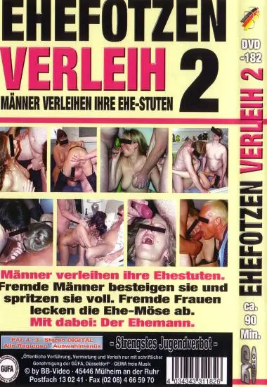 EHEFOTZEN VERLEIH 2 | BB-Video | DVD, Download, VOD(back cover)