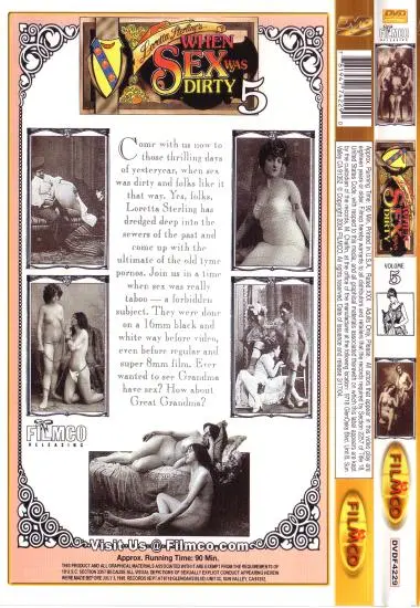 When Sex Was Dirty Vol. 5 | Filmco(back cover)