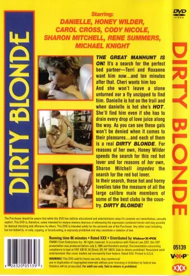 Dirty Blonde(Video.X.Pix) at sexvideoall.com(back cover)