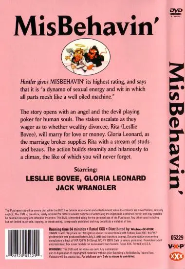 Misbehavin´(Video.X.Pix) at sexvideoall.com(back cover)