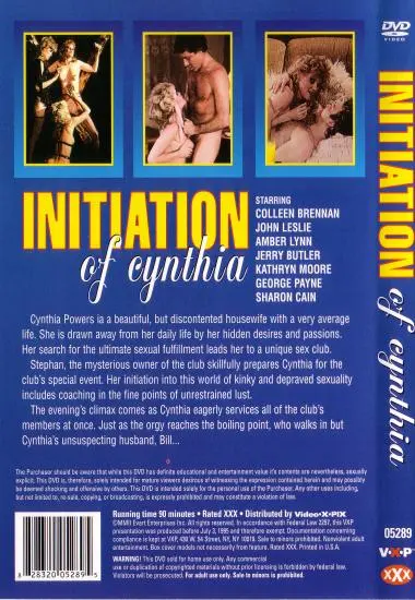 Initiation Of Cynthia(Video.X.Pix) at sexvideoall.com(back cover)