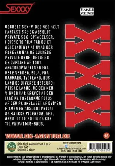 XXX Vol. 1 | BN-Agentur(back cover)