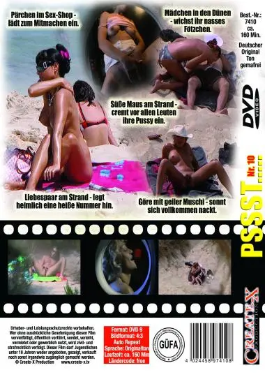Pssst Nr.10 ..und sie denken, es schaut keiner zu | Create X(back cover)