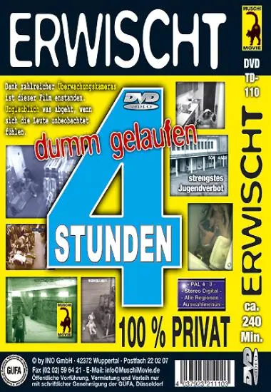 Erwischt - 100% privat | Muschi | DVD(back cover)
