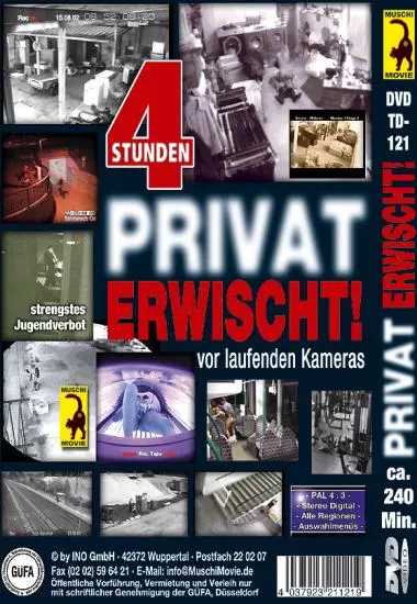 Privat erwischt | Muschi | DVD(back cover)