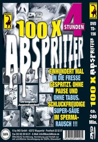 100x Abspritzer | Muschi | DVD(back cover)