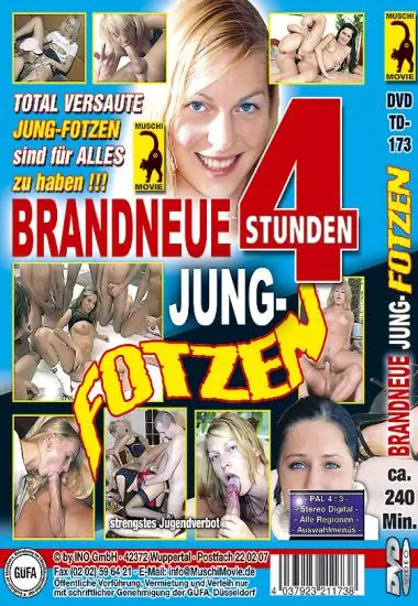 Brandneue Jung-Fotzen | Muschi | DVD(back cover)