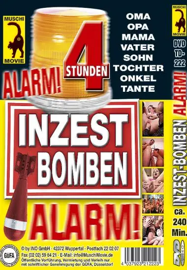 Inzest Bomben Alarm! | Muschi | DVD(back cover)