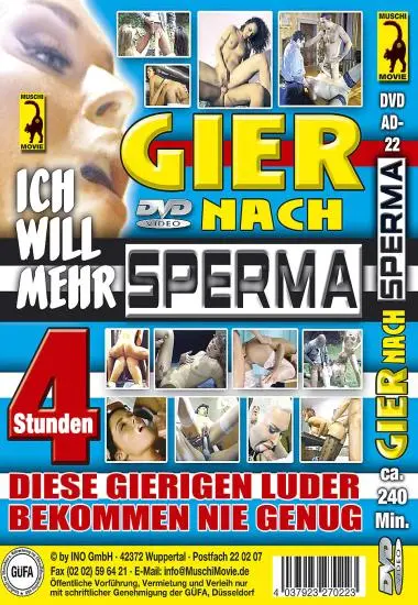 Gier nach Sperma | Muschi | DVD(back cover)