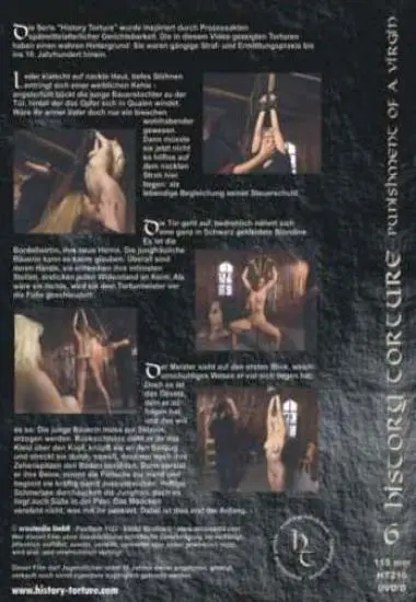 History Torture Vol. 6 Punishment of a virgin mit Betty Bi(Erosmedia)(back cover)