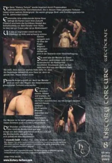 History Torture Vol. 8 Witchcraft | Erosmedia | DVD(back cover)