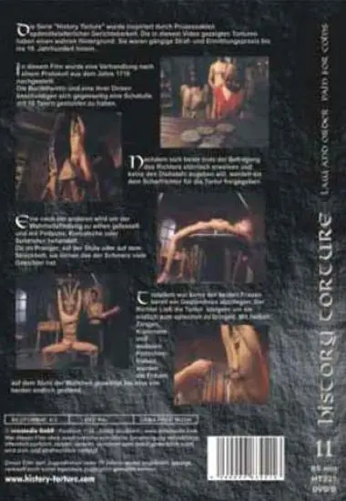 History Torture Vol. 11 Law and order ´pain for coins´ mit Betty Bi(Erosmedia)(back cover)