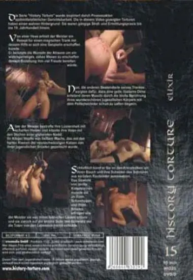 History Torture Vol. 15 Elixir | Erosmedia | DVD(back cover)