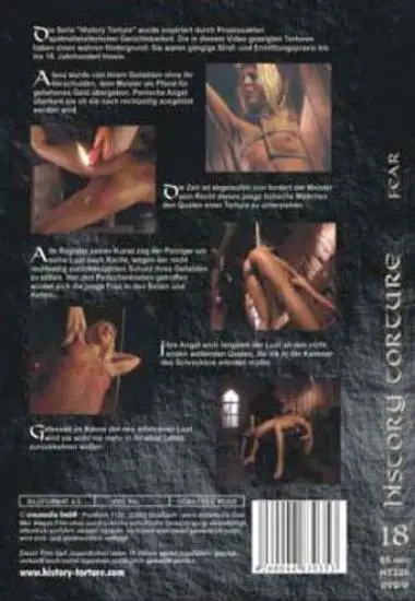 History Torture Vol. 18 Fear | Erosmedia | DVD(back cover)