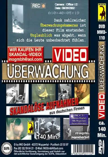 Video-Überwachung | Muschi | DVD(back cover)