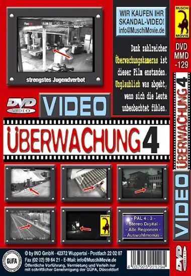 Video-Überwachung 4 | Muschi | DVD(back cover)