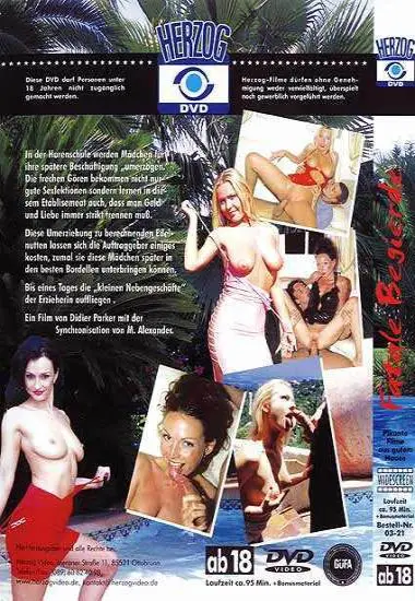 Fatale Begierde | Herzog-Video | DVD(back cover)